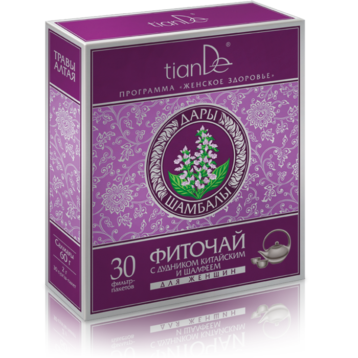 Phytotea with Angelica Sinensis and Salvia for Women,30x2g