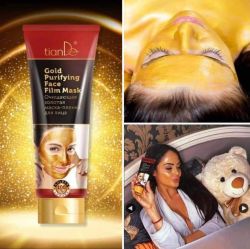 Gold Purifying Face Film Mask.    ◼8 POINTS