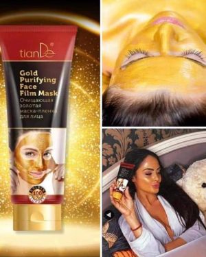 Gold Purifying Face Film Mask.    ◼8 POINTS