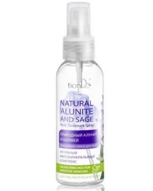 Natural Alunite and Sage Body Deodorant Spray  ◼ 8 POINTS