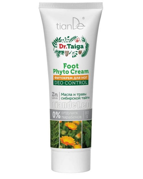 Foot Cream Dr Taiga 80g.      ◼3.4 POINTS