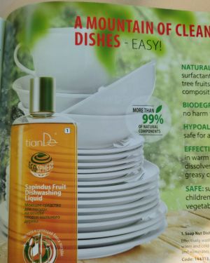 Soap Nut Dishwashing  Liquid.     ◼9 POINTS