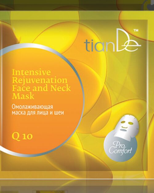 Q10 Intensive Rejuvenating Face & Neck Mask,Lifting Effect,1pc